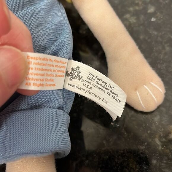 Despicable Me Plush Agnus Rag Doll Toy Factory 16” Stuffed Black Hair Mi… - Picture 4 of 4